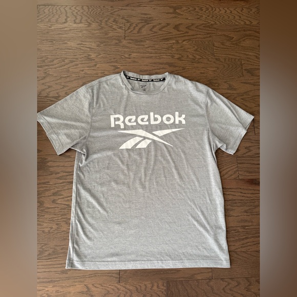 Reebok Other - Reebok Mens Large Intersect  Race Athletic Sports Training  logo top  shirt Gray
